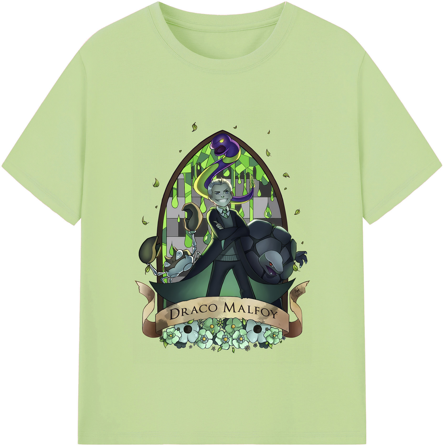 （画像用） Harry Potter ハリー・ポッターシリーズ 綿100％半袖Tシャツ（フロントプリント）